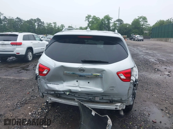 2019 Nissan Pathfinder SV with VIN 5N1DR2MM2KC621799, listed as a IAAI auction lot 42485711 with 63,973 mi miles and . Bid and sale history available at DreamBid. Image 16.