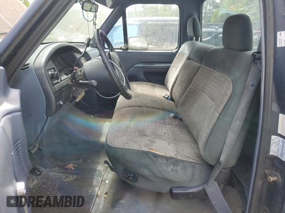 1992 Ford F-150 with VIN 1FTDF15Y7NPA55225, listed as a Copart auction lot 72142614 with 0 mi miles and Salvage Title. Bid and sale history available at carsss.com. Image 7.