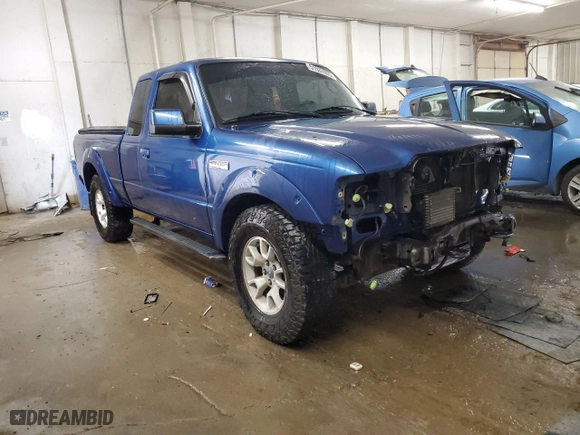2011 Ford Ranger XLT with VIN 1FTLR4FE0BPB04690, listed as a Copart auction lot 51537695 with 181,888 mi miles and Salvage Title. Bid and sale history available at carsss.com. Image 4.