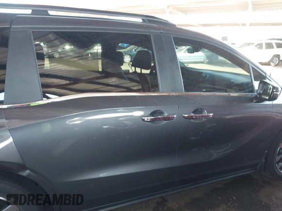 2024 Honda Odyssey EX-L with VIN 5FNRL6H67RB016849, listed as a IAAI auction lot 41761249 with 24,357 mi miles and . Bid and sale history available at DreamBid. Image 14.