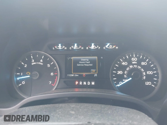 2019 Ford F-150 XL with VIN 1FTEW1C59KFD35078, listed as a IAAI auction lot 42340027 with 112,391 mi miles and . Bid and sale history available at DreamBid. Image 7.