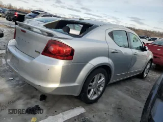 2012 Dodge Avenger SXT Plus with VIN 1C3CDZEG4CN246931, listed as a Copart auction lot 88531865 with Not Provided miles and Salvage Title. Bid and sale history available at carsss.com. Image 3.