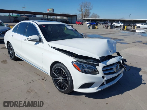 2021 Mercedes-Benz C 300 with VIN W1KWF8DB8MR631444, listed as a IAAI auction lot 41367085 with 36,845 mi miles and . Bid and sale history available at DreamBid. Image 1.