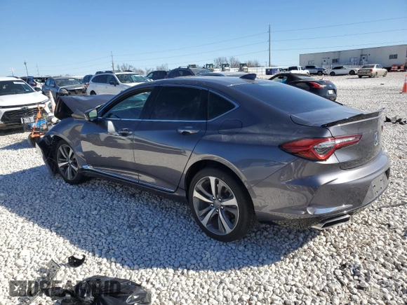 2021 Acura TLX w/Advance Package with VIN 19UUB5F66MA000476, listed as a Copart auction lot 42602525 with 0 mi miles and Salvage Title. Bid and sale history available at carsss.com. Image 2.
