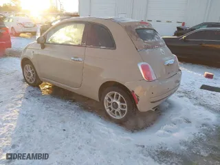 2012 FIAT 500 Pop with VIN 3C3CFFDR7CT181861, listed as a IAAI auction lot 41329821 with 108,287 mi miles. Bid and sale history available at carsss.com. Image 3.