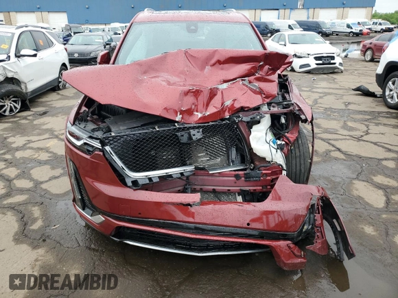 2022 Cadillac XT6 Premium Luxury with VIN 1GYKPDRS6NZ150451, listed as a Copart auction lot 57636235 with 43,553 mi miles and Clean title. Bid and sale history available at DreamBid. Image 5.