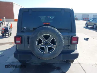 2020 Jeep Wrangler Unlimited Sport S with VIN 1C4HJXDN9LW223055, listed as a IAAI auction lot 41975355 with 61,349 mi miles and . Bid and sale history available at DreamBid. Image 17.