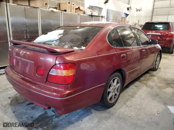 1998 Lexus GS 300 Luxury Perform Sdn with VIN JT8BD68S7W0034059, listed as a Copart auction lot 88227395 with 269,435 mi miles and Salvage Title. Bid and sale history available at carsss.com. Image 3.