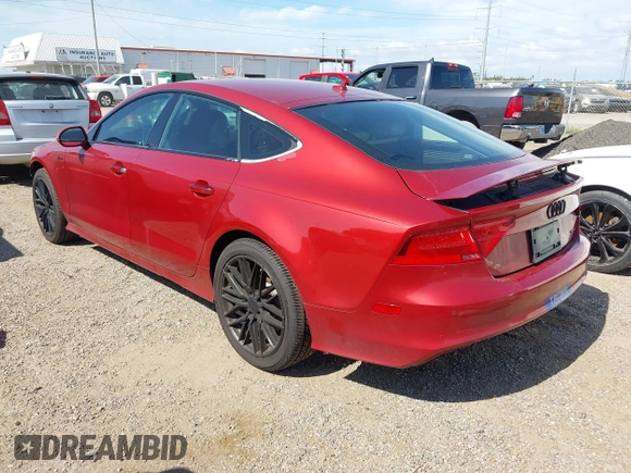 2015 Audi A7 Prestige with VIN WAU2GAFC5FN025755, listed as a IAAI auction lot 42468703 with 111,781 mi miles and . Bid and sale history available at DreamBid. Image 3.