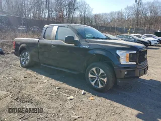 2020 Ford F-150 XL with VIN 1FTEX1EP0LKD59712, listed as a Copart auction lot 48168995 with 159,448 mi miles and Salvage Title. Bid and sale history available at carsss.com. Image 4.