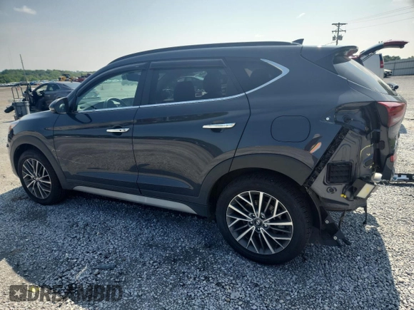 2021 Hyundai Tucson Ultimate with VIN KM8J33AL9MU343048, listed as a Copart auction lot 57421225 with 43,322 mi miles and Salvage title. Bid and sale history available at DreamBid. Image 2.