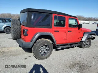 2023 Jeep Wrangler Sport S with VIN 1C4HJXDG2PW681026, listed as a Copart auction lot 46179805 with 13,133 mi miles and Salvage Title. Bid and sale history available at DreamBid. Image 3.