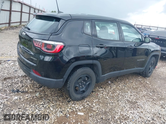 2019 Jeep Compass Sport с VIN 3C4NJCAB0KT624004, выставлен на аукционе IAAI как лот 42478659 с пробегом 76 289 миль миль и . История ставок и продаж доступна на DreamBid. Изображение 4.