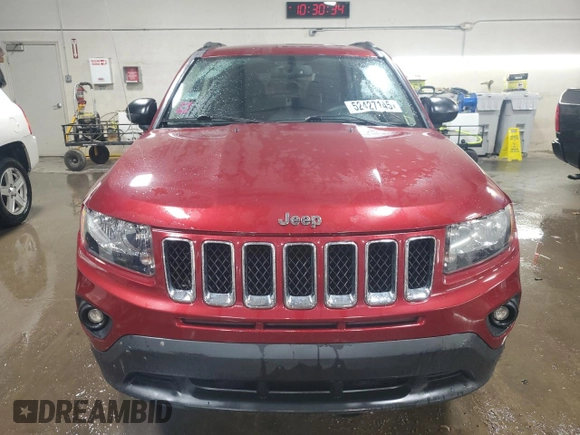2016 Jeep Compass Sport with VIN 1C4NJDBBXGD549443, listed as a Copart auction lot 52427145 with 90,904 mi miles and Salvage Title. Bid and sale history available at carsss.com. Image 5.