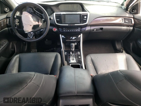 2017 Honda Accord Touring with VIN JHMCR6F7XHC018105, listed as a Copart auction lot 58632345 with 116,930 mi miles and Salvage title. Bid and sale history available at DreamBid. Image 8.