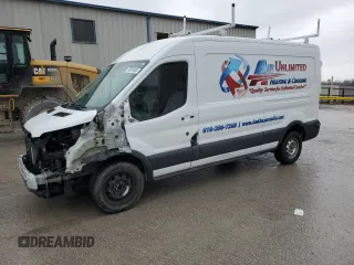 2016 Ford Transit with VIN 1FTYR2CV8GKA55967, listed as a Copart auction lot 79681603 with 130,053 mi miles and Salvage Title. Bid and sale history available at DreamBid. Image 1.