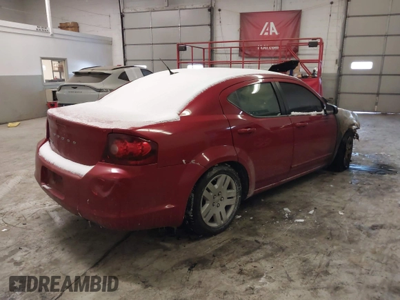 2012 Dodge Avenger SE with VIN 1C3CDZABXCN209344, listed as a IAAI auction lot 41379131 with Not Provided miles and . Bid and sale history available at DreamBid. Image 4.