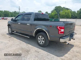 2018 Ford F-150 XL with VIN 1FTEW1E56JFC47584, listed as a IAAI auction lot 42397196 with 195,341 mi miles and . Bid and sale history available at DreamBid. Image 3.