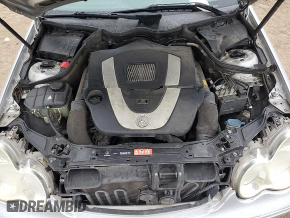2007 Mercedes-Benz C 230 Sport with VIN WDBRF52H27F860946, listed as a Copart auction lot 54327515 with 239,331 mi miles and Salvage Title. Bid and sale history available at DreamBid. Image 11.