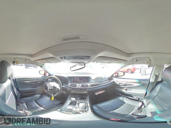 2015 Lexus LS 460 with VIN JTHBL5EF5F5133874, listed as a Copart auction lot 79224074 with 156,212 mi miles and Salvage title. Bid and sale history available at DreamBid. Image 13.
