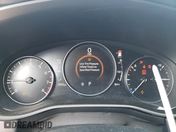 2024 Mazda CX-50 S Preferred with VIN 7MMVABBM6RN200511, listed as a Copart auction lot 77151384 with 7,455 mi miles and Salvage Title. Bid and sale history available at DreamBid. Image 9.