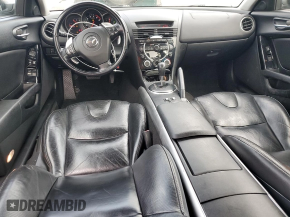 2004 Mazda RX-8 with VIN JM1FE17N740117681, listed as a Copart auction lot 85284094 with 138,555 mi miles and Salvage Title. Bid and sale history available at DreamBid. Image 8.