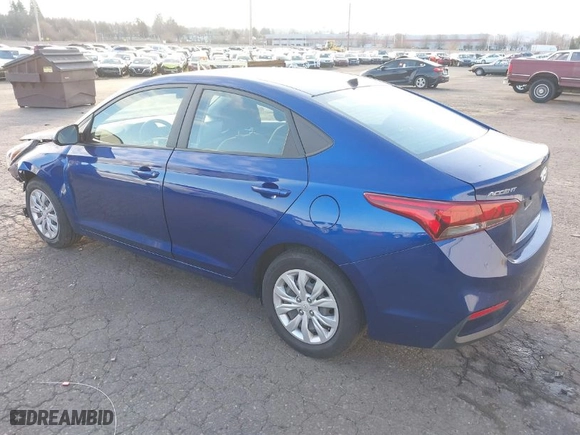 2021 Hyundai Accent SE with VIN 3KPC24A61ME130559, listed as a IAAI auction lot 41370471 with 41,693 mi miles. Bid and sale history available at carsss.com. Image 3.