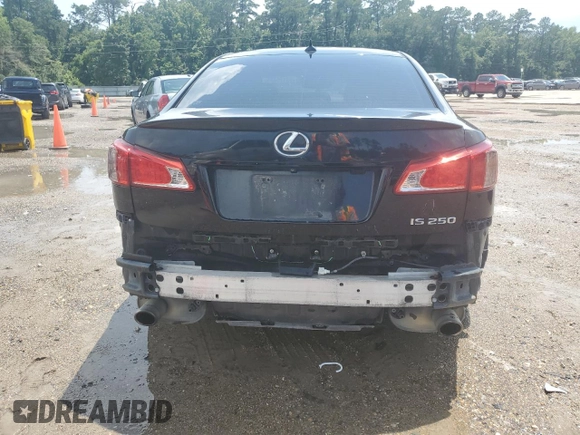 2011 Lexus IS 250 with VIN JTHBF5C24B5138128, listed as a Copart auction lot 63126435 with 156,317 mi miles and Salvage title. Bid and sale history available at DreamBid. Image 6.