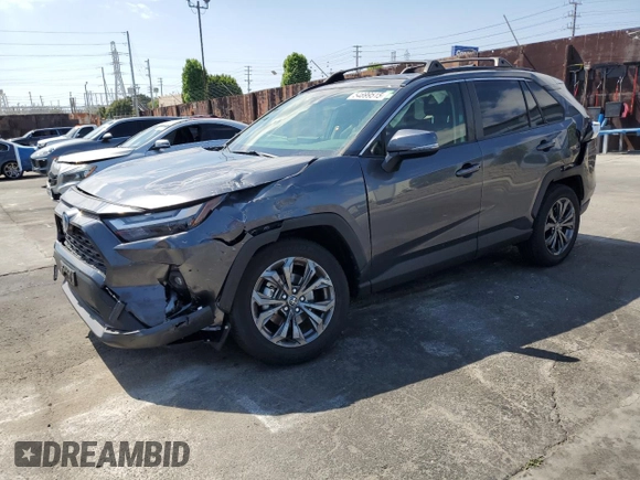 2023 Toyota RAV4 Hybrid XLE Premium z VIN JTMB6RFV5PD080395, wystawiony jako Copart lot #54899515 z przebiegiem 9 190 mil mil oraz Szkoda całkowita • Salvage title. Historia ofert i sprzedaży dostępna na DreamBid. Obrazek 1.