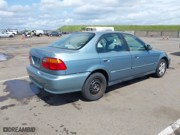 2000 Honda Civic EX with VIN 1HGEJ8641YL042538, listed as a IAAI auction lot 41917496 with 133,999 mi miles. Bid and sale history available at carsss.com. Image 4.