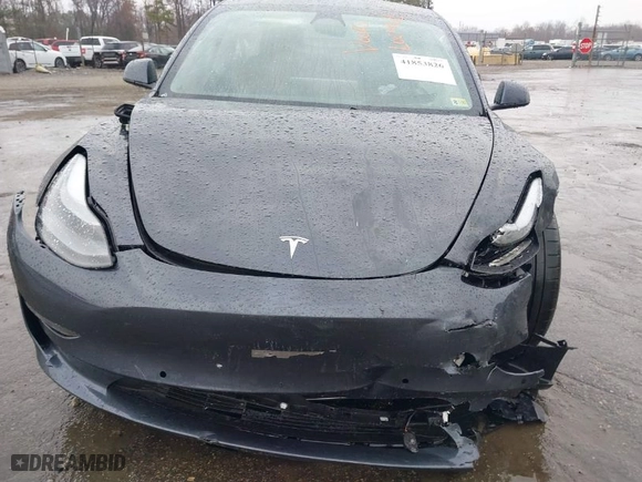 2022 Tesla Model 3 Performance with VIN 5YJ3E1EC2NF336135, listed as a IAAI auction lot 41853826 with 1 mi miles. Bid and sale history available at carsss.com. Image 10.