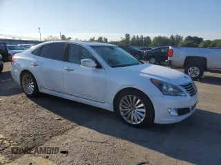 2014 Hyundai Equus Ultimate z VIN KMHGH4JH1EU089558, wystawiony jako Copart lot #66223614 z przebiegiem 102 403 mil mil oraz Szkody całkowita. Historia ofert i sprzedaży dostępna na DreamBid. Obrazek 4.