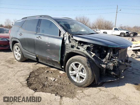 2019 GMC Terrain SLE with VIN 3GKALMEV0KL239601, listed as a Copart auction lot 49141025 with 95,722 mi miles and Salvage Title. Bid and sale history available at carsss.com. Image 4.