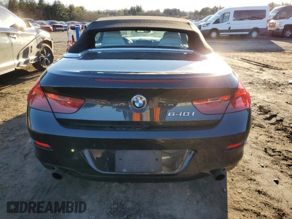 2013 BMW 6 Series 640i z VIN WBALW7C57DDX58327, wystawiony jako Copart lot #43505725 z przebiegiem 58 733 mil mil oraz Szkoda całkowita • Salvage title. Historia ofert i sprzedaży dostępna na DreamBid. Obrazek 6.