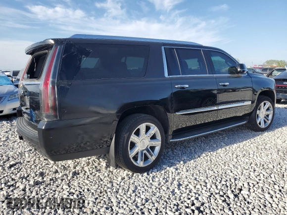 2019 Cadillac Escalade ESV Luxury with VIN 1GYS4HKJ2KR138634, listed as a Copart auction lot 53454755 with 104,098 mi miles and Salvage title. Bid and sale history available at DreamBid. Image 3.