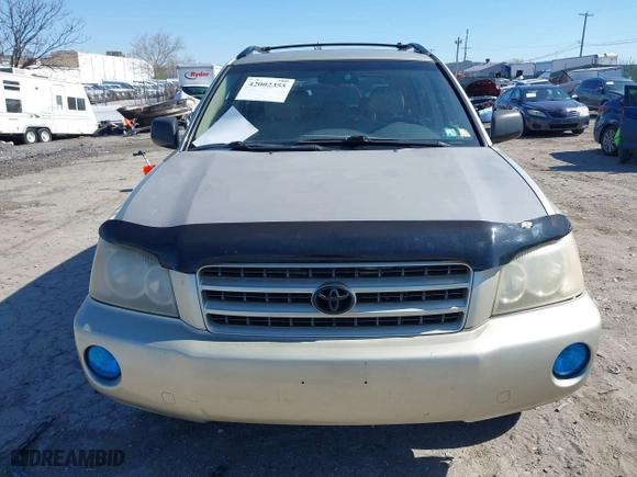 2003 Toyota Highlander with VIN JTEHF21A430149497, listed as a IAAI auction lot 42002355 with 1 mi miles. Bid and sale history available at carsss.com. Image 6.