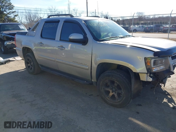 2007 Chevrolet Avalanche 3LT z VIN 3GNFK12397G125450, wystawiony jako IAAI lot #41576637 z przebiegiem 170 924 mil mil oraz . Historia ofert i sprzedaży dostępna na DreamBid. Obrazek 1.