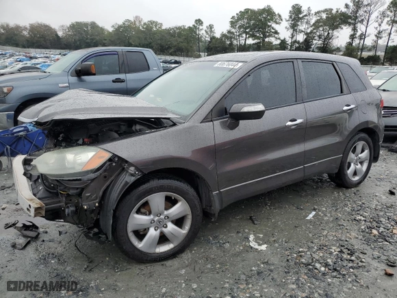 2009 Acura RDX with VIN 5J8TB18239A007987, listed as a Copart auction lot 80676044 with 136,182 mi miles and Salvage Title. Bid and sale history available at carsss.com. Image 1.
