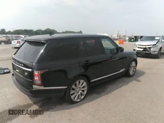 2016 Land Rover Range Rover Supercharged z VIN SALGS2EF3GA297196, wystawiony jako IAAI lot #39953313 z przebiegiem 74 856 mil mil oraz . Historia ofert i sprzedaży dostępna na DreamBid. Obrazek 4.