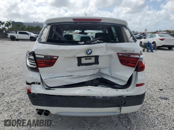 2011 BMW X3 28i with VIN 5UXWX5C51BL711233, listed as a Copart auction lot 51435145 with 135,876 mi miles and Salvage Title. Bid and sale history available at carsss.com. Image 6.
