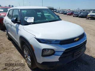 2022 Chevrolet TrailBlazer LS with VIN KL79MMS21NB103938, listed as a IAAI auction lot 41848330 with 77,877 mi miles. Bid and sale history available at carsss.com. Image 1.