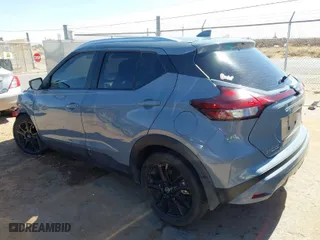 2022 Nissan Kicks SV with VIN 3N1CP5CV9NL507568, listed as a IAAI auction lot 41572125 with NaN miles. Bid and sale history available at carsss.com. Image 14.