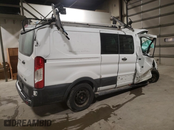 2018 Ford Transit z VIN 1FTYR1ZM0JKB37885, wystawiony jako Copart lot #41970135 z przebiegiem Nie podano mil oraz Szkody całkowita. Historia ofert i sprzedaży dostępna na DreamBid. Obrazek 3.