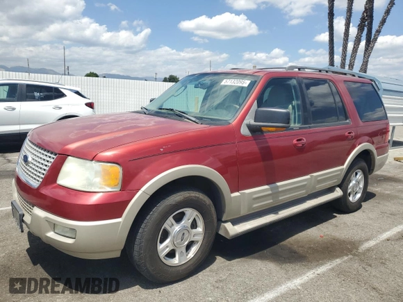 2005 Ford Expedition Eddie Bauer with VIN 1FMPU17545LA15984, listed as a Copart auction lot 57132095 with 176,554 mi miles and Clean title. Bid and sale history available at DreamBid. Image 1.