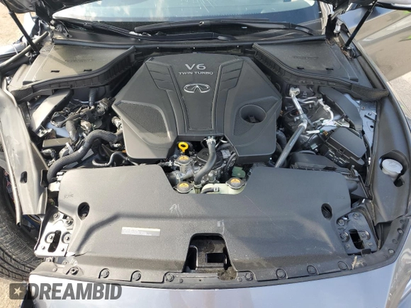 2024 Infiniti Q50 Luxe with VIN JN1EV7BR6RM630092, listed as a Copart auction lot 56903184 with 4,846 mi miles and Salvage Title. Bid and sale history available at DreamBid. Image 11.