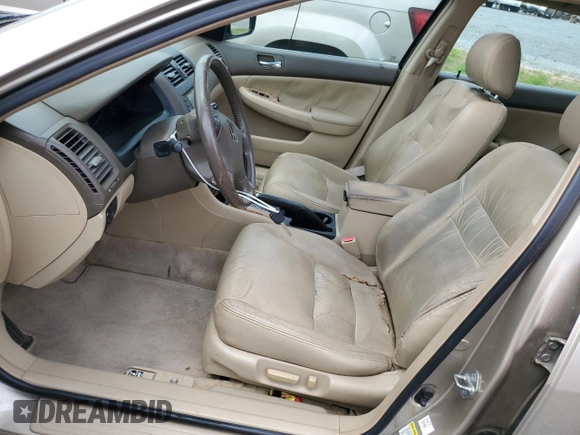 2003 Honda Accord EX z VIN 1HGCM66583A013876, wystawiony jako Copart lot #54890235 z przebiegiem Nie podano mil oraz Szkoda całkowita • Salvage title. Historia ofert i sprzedaży dostępna na DreamBid. Obrazek 7.
