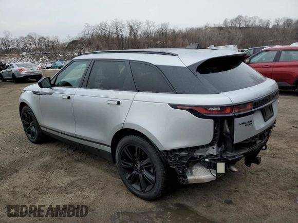 2019 Land Rover Range Rover Velar S with VIN SALYB2FVXKA221154, listed as a Copart auction lot 42615465 with 56,435 mi miles and Salvage title. Bid and sale history available at DreamBid. Image 2.