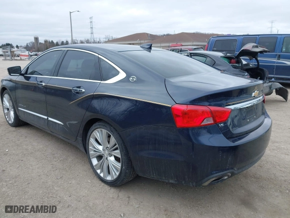 2015 Chevrolet Impala LTZ with VIN 2G1165S36F9149382, listed as a IAAI auction lot 41481211 with 195,516 mi miles. Bid and sale history available at carsss.com. Image 3.