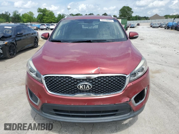2016 Kia Sorento LX with VIN 5XYPG4A3XGG150051, listed as a Copart auction lot 55119225 with 136,467 mi miles and Clean Title. Bid and sale history available at DreamBid. Image 5.