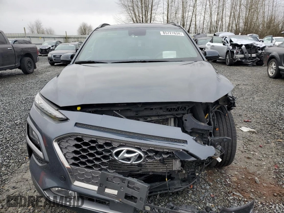 2019 Hyundai Kona Ultimate with VIN KM8K5CA56KU373671, listed as a Copart auction lot 85727634 with 17,727 mi miles and Salvage Title. Bid and sale history available at carsss.com. Image 5.